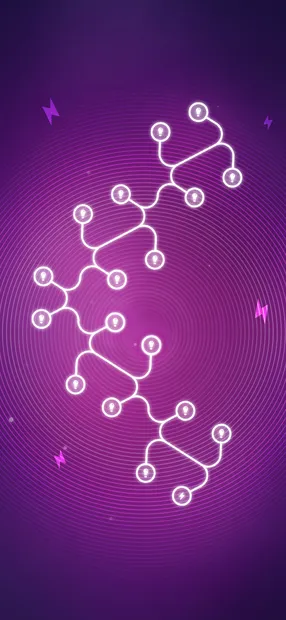 Energy promotional banner showing the puzzle on a phone screen