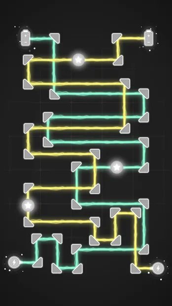 Laser: Relaxing and Satisfying level with a beam partly routed toward its target
