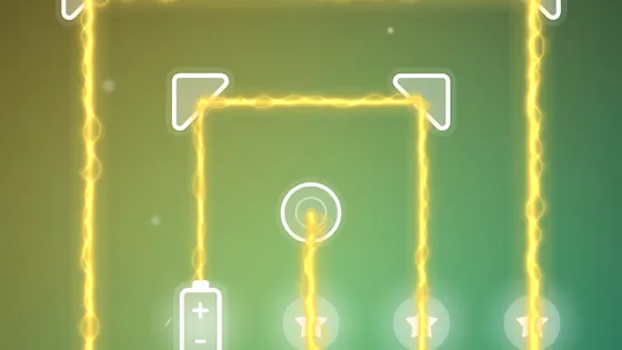 Laser: Relaxing and Satisfying board with mirrors on a dark grid