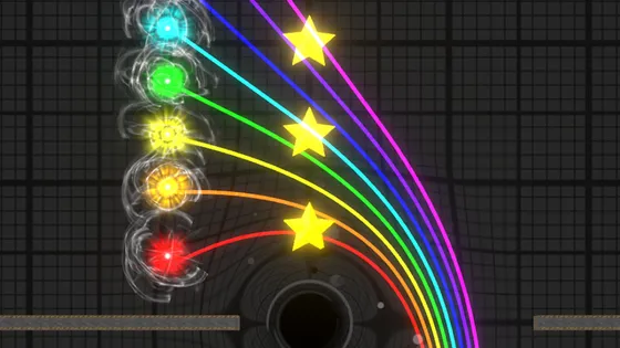 Light Ignite level with a laser beam refracting through lenses and prisms