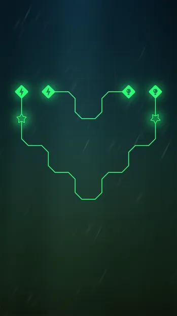 Power On completed board with every lamp lit in green