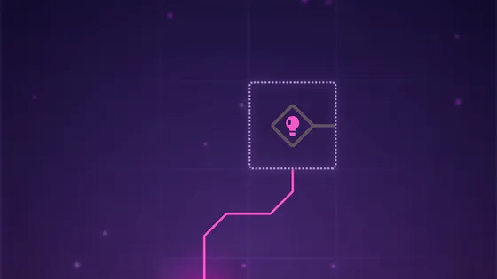Power On board with wire tiles connecting a source to several lamps